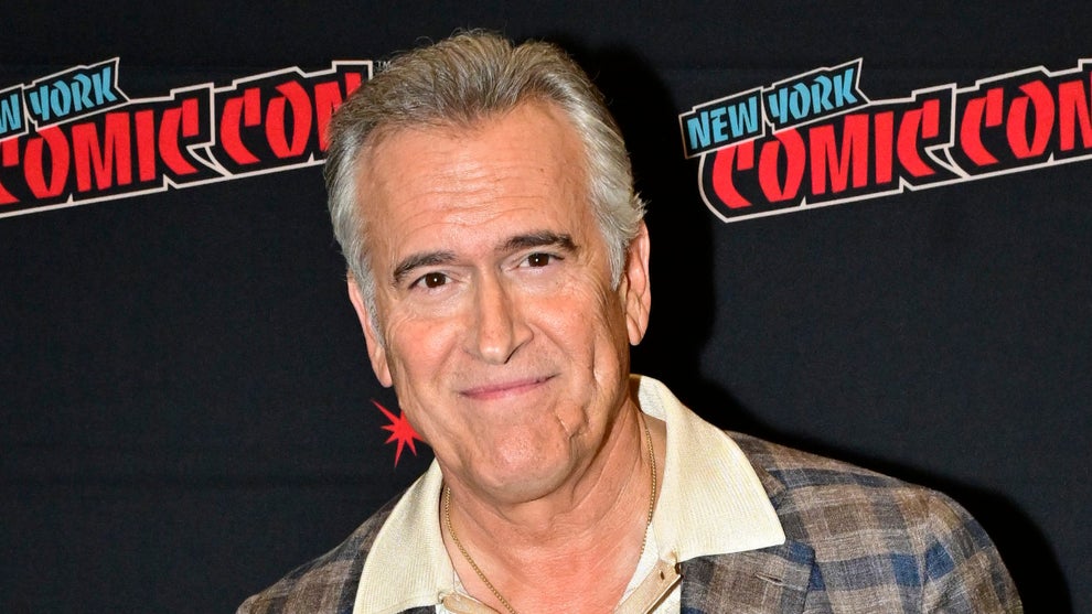 Bruce Campbell attends the Hysteria! press room during New York Comic Con 2024