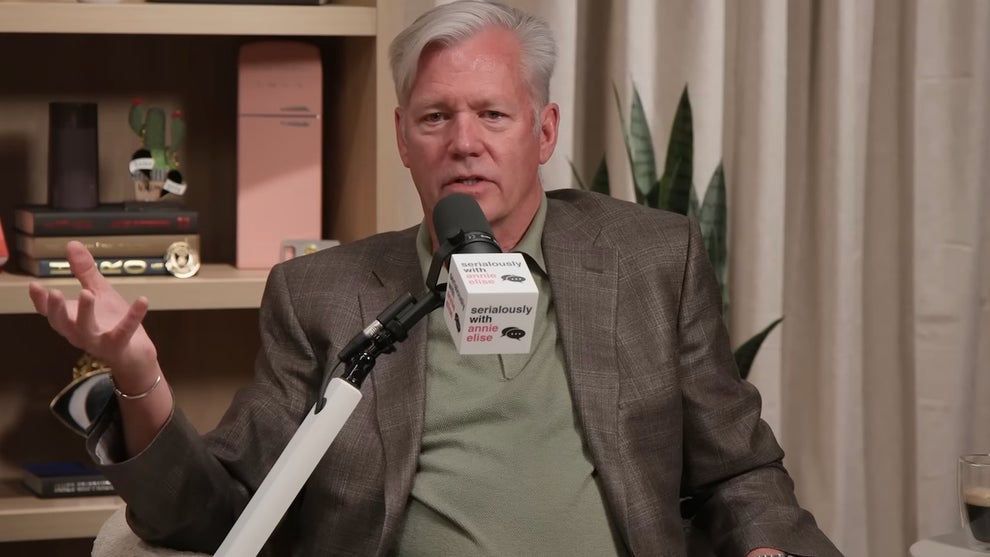 Chris Hansen interviews on the Aug. 17 podcast episode of "Serialously With Annie Elise." (YouTube)