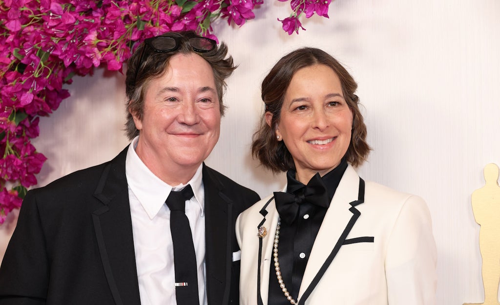 HOLLYWOOD, CALIFORNIA - MARCH 10: Christine Vachon and Pamela Koffler attend the 96th Annual Academy Awards on March 10, 2024 in Hollywood, California. (Photo by JC Olivera/Getty Images)