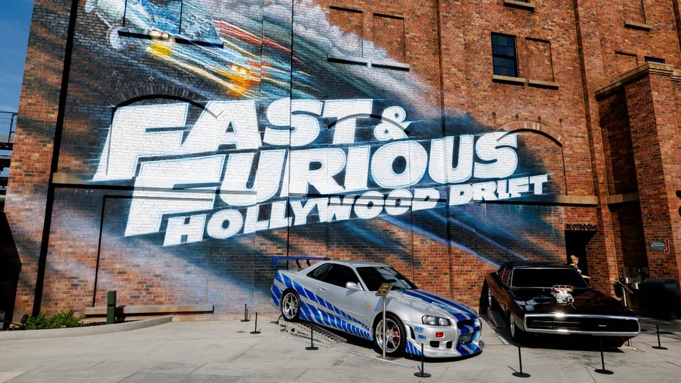 The Fast & Furious: Hollywood Drift rollercoaster is opening in September. (Universal Studios Hollywood)