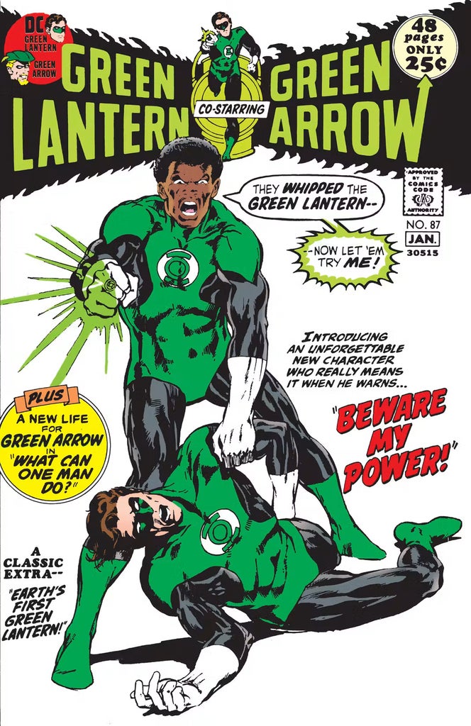 "Green Lantern #87" cover by Neal Adams, Jack Adler (DC Comics)