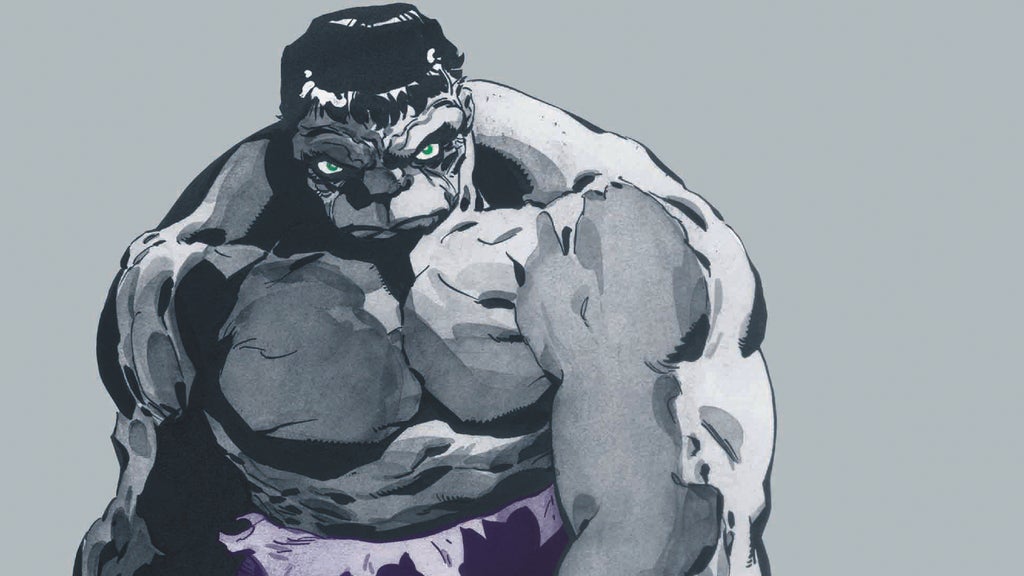 "Hulk: Gray" cover by Tim Sale (Marvel Comics)