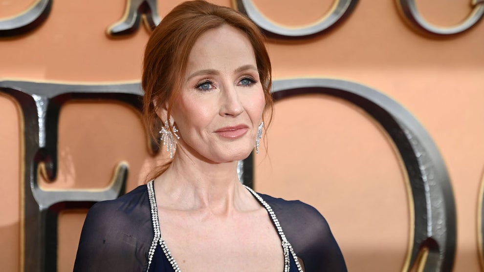 J.K. Rowling arrives at the "Fantastic Beasts: The Secret of Dumbledore" world premiere on March 29, 2022 in London. (Credit: Stuart C. Wilson/Getty Images)