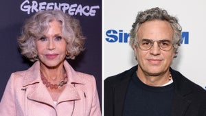 Jane Fonda defended 1A Committee member Mark Ruffalo after Paramount labeled him "antisemitic." (Getty Images)
