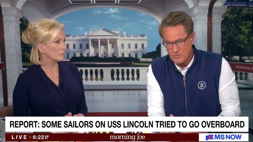 Mika Brzezinski and Joe Scarborough co-host the Aug. 13, 2026 edition of "Morning Joe" (MS NOW)