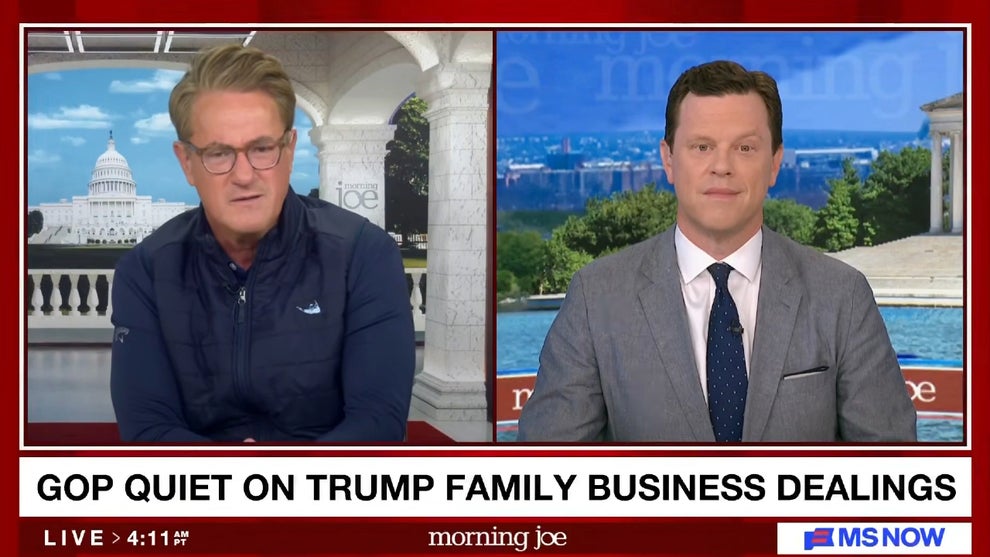 Joe Scarborough and Willie Geist co-host the Aug. 20, 2026 edition of "Morning Joe" (MS NOW)