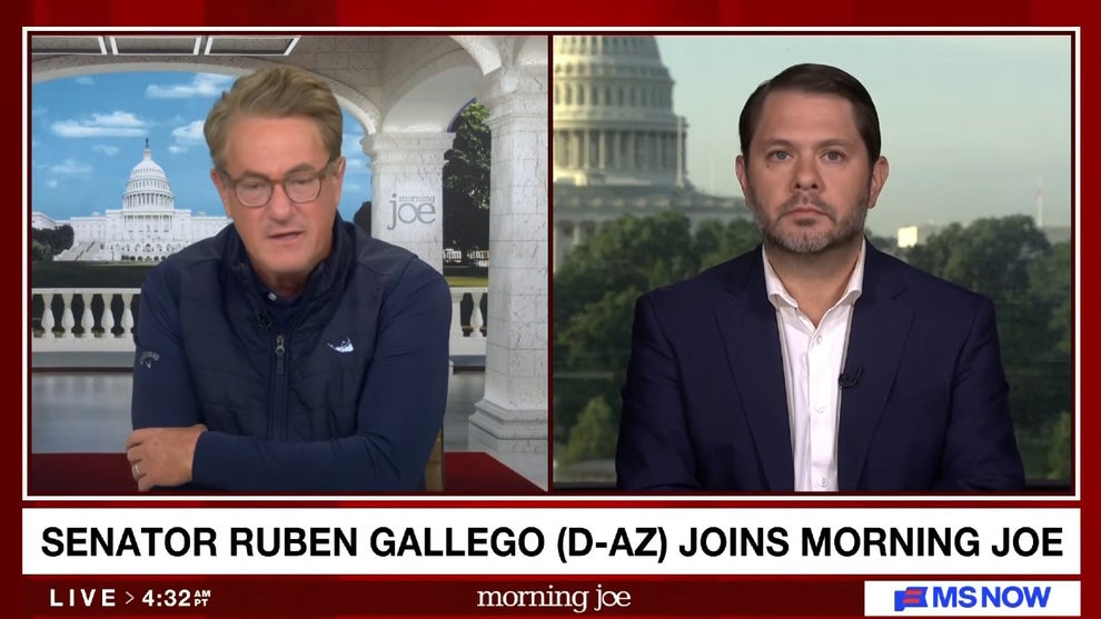 Senator Ruben Gallego appears as a guest on the Aug. 26, 2026 edition of "Morning Joe" (MS NOW)
