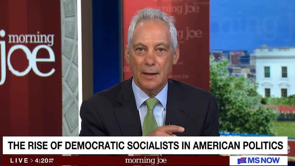 Rahm Emanuel appears as a guest on the Aug. 31, 2026 edition of "Morning Joe" (MS NOW)