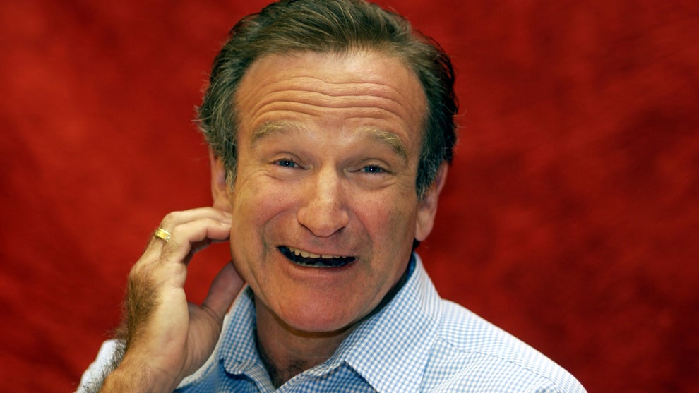 Robin Williams during "One Hour Photo" Press Conference with Robin Williams and Michael Vartan at Park Hyatt Hotel in Century City, California, United States. (Vera Anderson/WireImage)