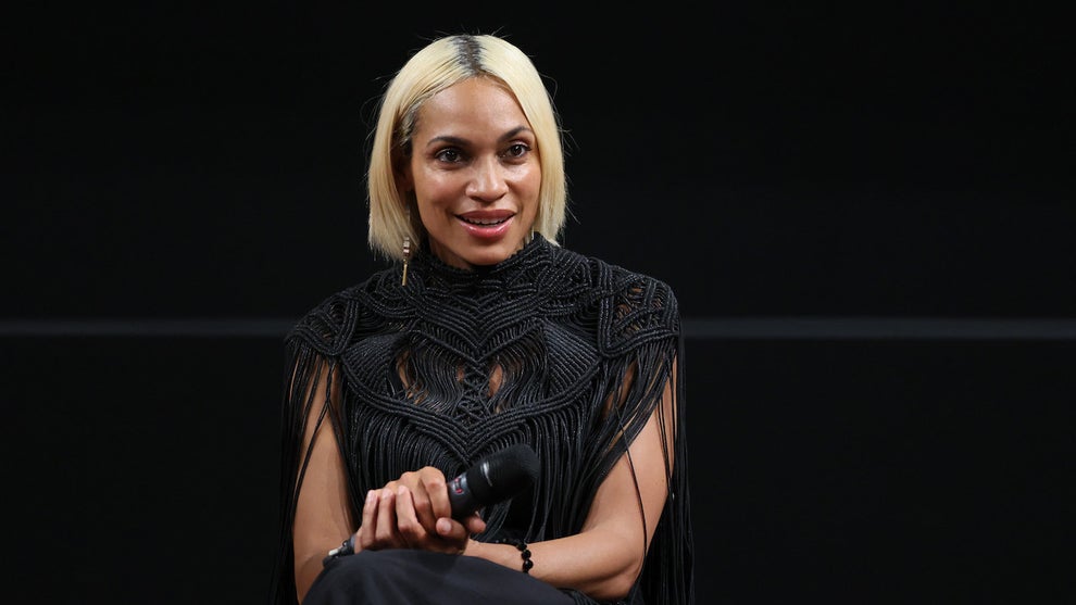 ROME, ITALY - JUNE 13: Rosario Dawson attends the screening of "Seven Pounds" at Cinema Troisi on June 13, 2026 in Rome, Italy. (Photo by Ernesto Ruscio/Getty Images)