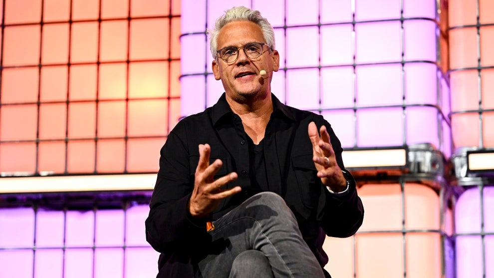 British Columbia , Canada - 13 May 2026; Sam Register, President, Warner Bros. Animation during day two of Web Summit Vancouver 2026 at Vancouver Convention Centre in Vancouver, Canada. (Photo By Tyler Miller/Web Summit via Sportsfile via Getty Images)