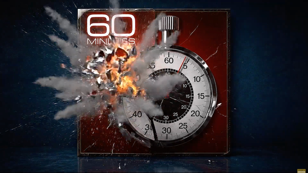 exploding 60 minutes clock
