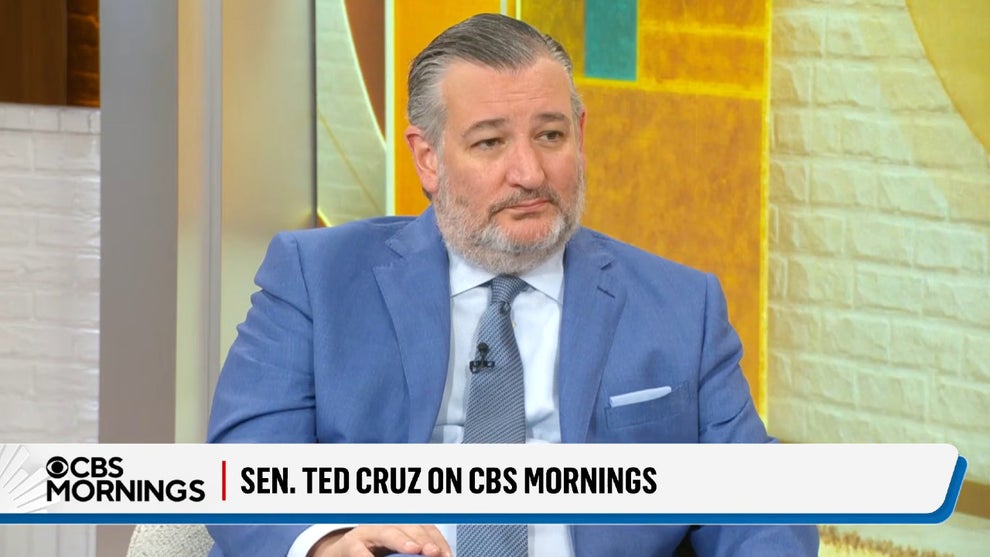 Texas Senator Ted Cruz appears as a guest on the Aug. 24, 2026 edition of "CBS Mornings" (CBS)