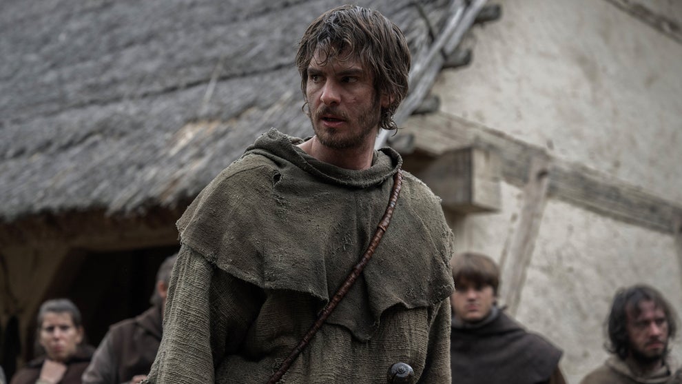 Andrew Garfield in "The Uprising" (Credit: Focus Features)