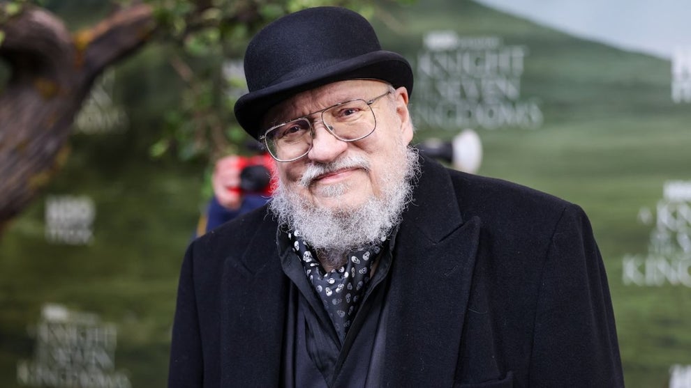 George R.R. Martin attends the world premiere of "A Knight Of The Seven Kingdoms" at Zoo Palast on January 13, 2026 in Berlin, Germany. (Photo by Gerald Matzka/Getty Images)