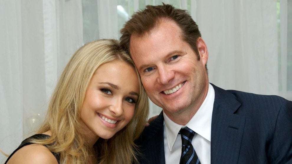 Actress Hayden Panettiere and actor Jack Coleman attend the "Heroes" press conference at the Four Seasons Hotel on October 12, 2007 in Beverly Hills, California. (Photo by Vera Anderson/WireImage)