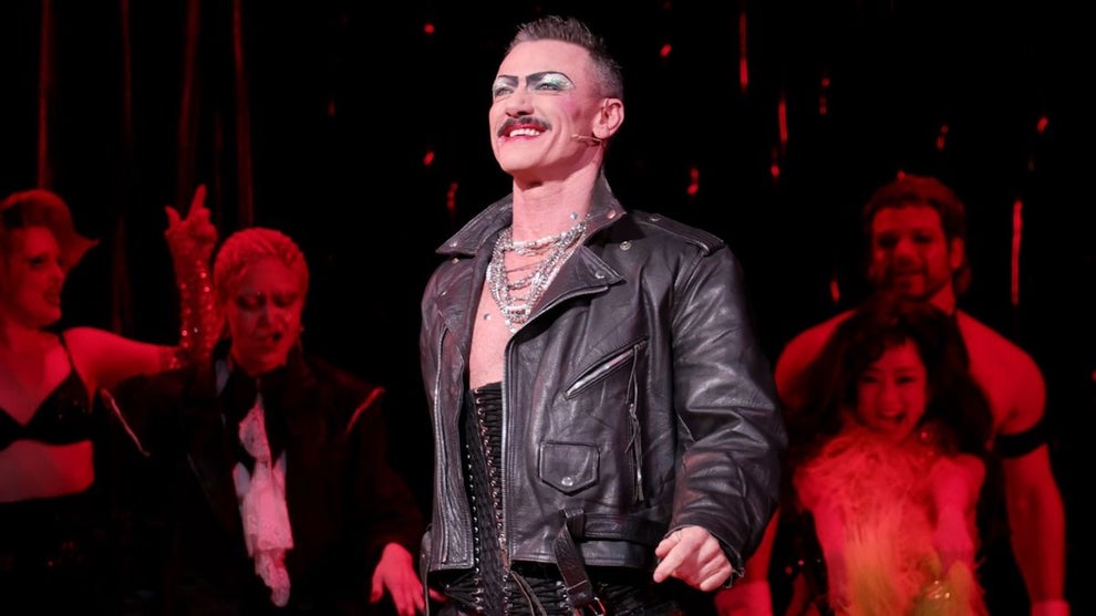 Luke Evans takes part in the curtain call during "The Rocky Horror Show" Broadway Opening Night at Studio 54 Theatre on April 23, 2026 in New York City. (Photo by Michael Loccisano/Getty Images)