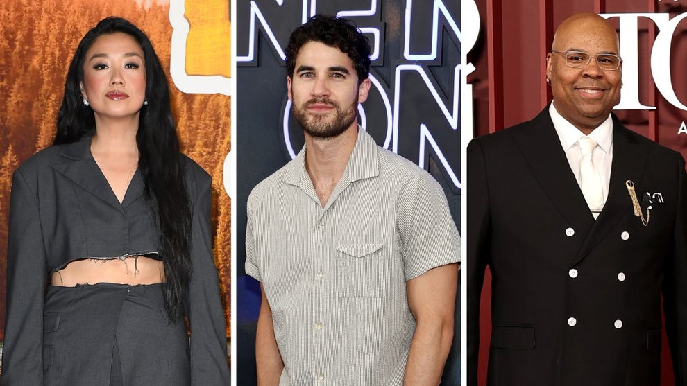 Sherry Cola (Credit: Steve Granitz/FilmMagic), Darren Criss (Credit: Cindy Ord/WireImage) and James Monroe Iglehart (Credit: Michael Loccisano/Getty Images)