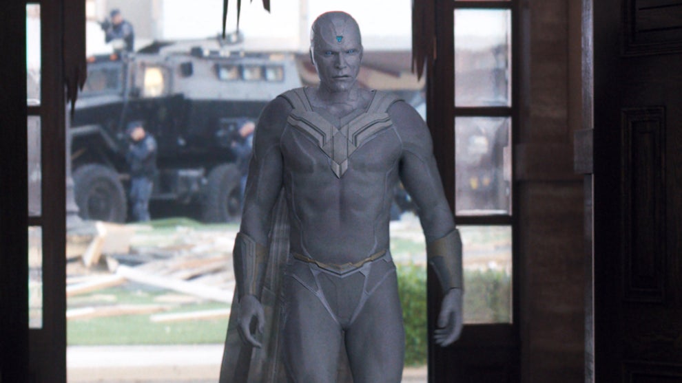 White Vision in "WandaVision" (Marvel Studios)