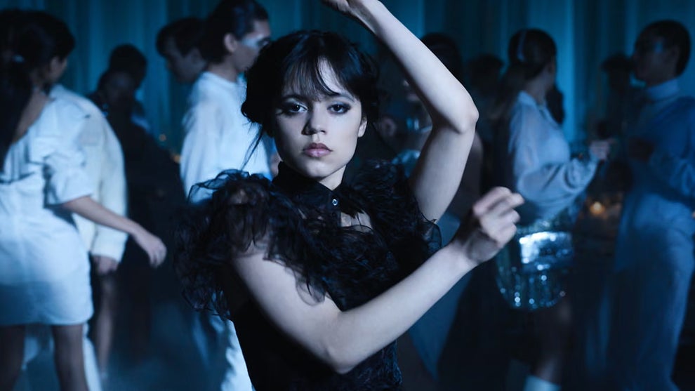 Jenna Ortega in "Wednesday" (Credit: Netflix)
