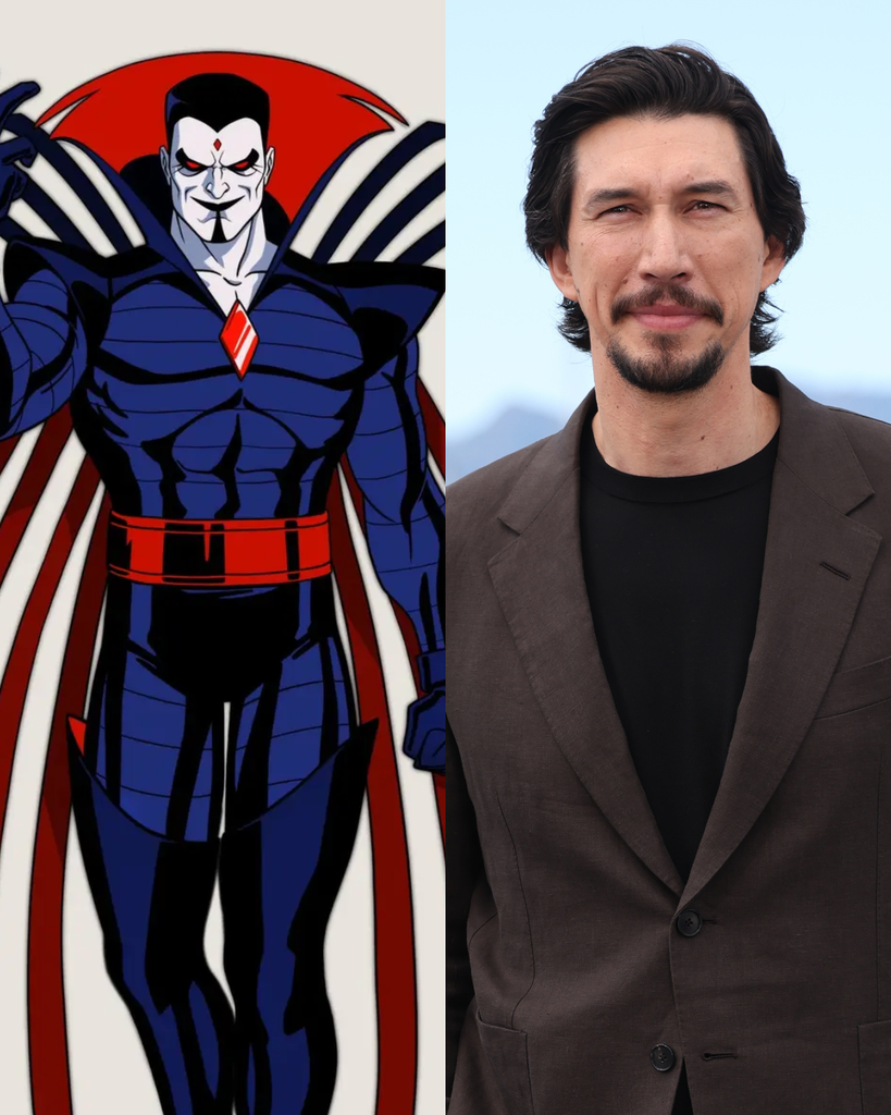 Adam Driver plays Mr. Sinister