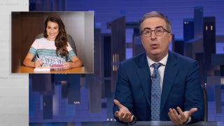 Lea Michele Catches a Stray From John Oliver About Illiteracy