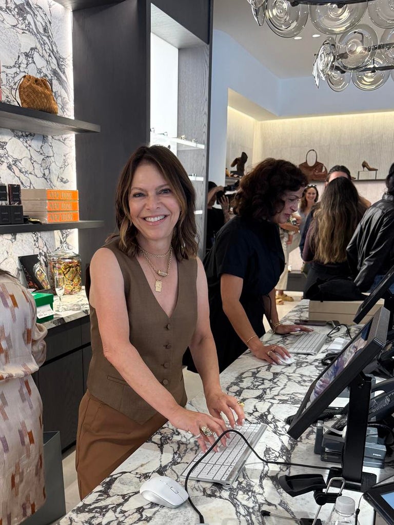 Elyse Walker on opening day of her new Palisades Village flagship. Source: Booth Moore