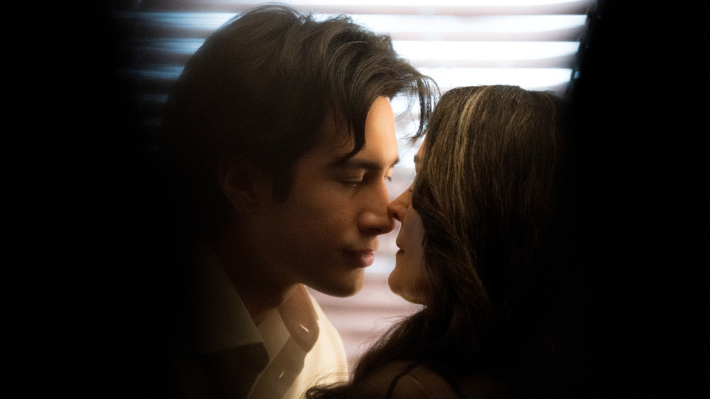Hudson Williams and Carrie-Anne Moss in "Yaga" (AMC)
