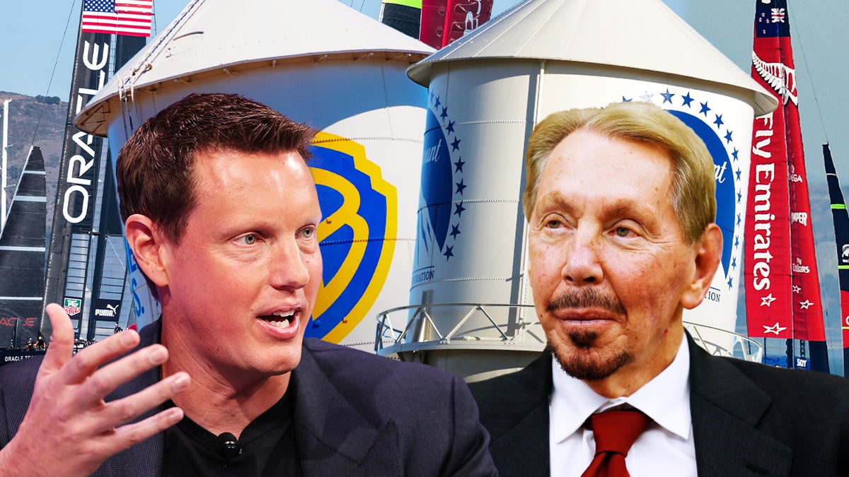 David Ellison is making a play out of his father Larry's negotiating book. (Getty Images/Christopher Smith for TheWrap)