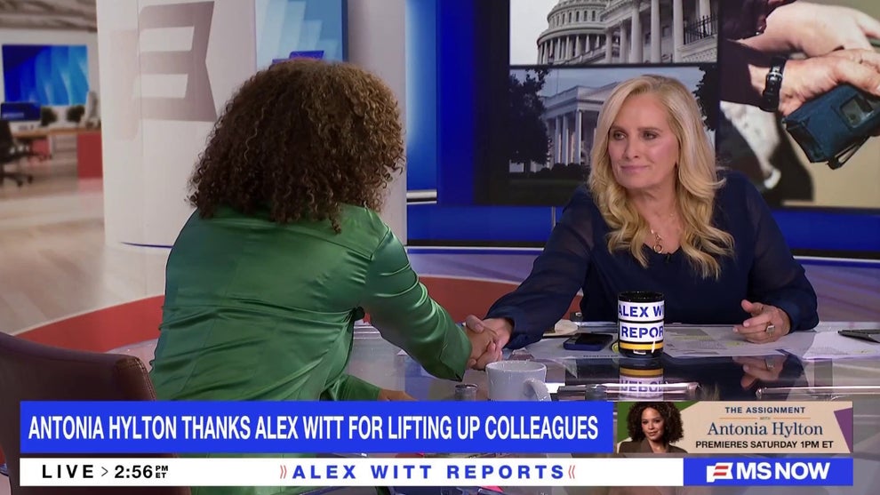 Alex Witt signs off
