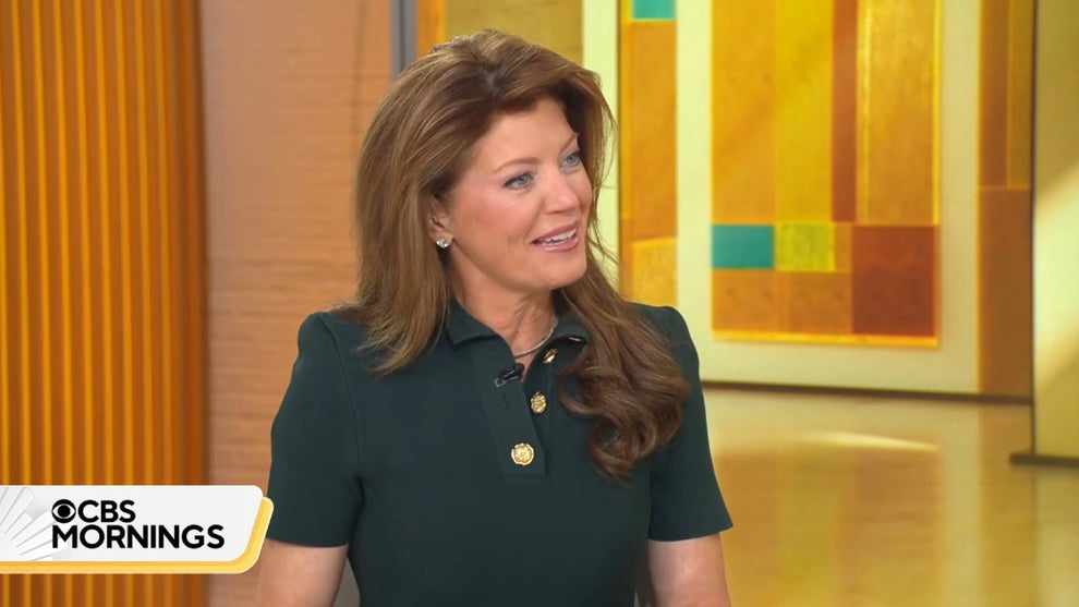 Norah O'Donnell co-hosts the Sept. 8, 2026 edition of "CBS Mornings" (CBS News)