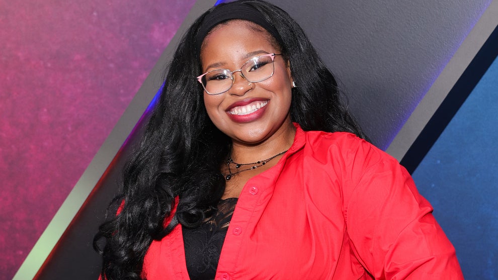 Carla Jeffery arrives at the world premiere of Disney's "Zombies 4: Dawn Of The Vampires"at El Capitan Theatre on July 8, 2025 in Los Angeles. (Credit: Maya Dehlin Spach/Getty Images)