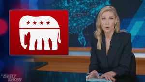 Desi Lydic hosts the Sept. 24, 2026 edition of "The Daily Show" (Comedy Central)