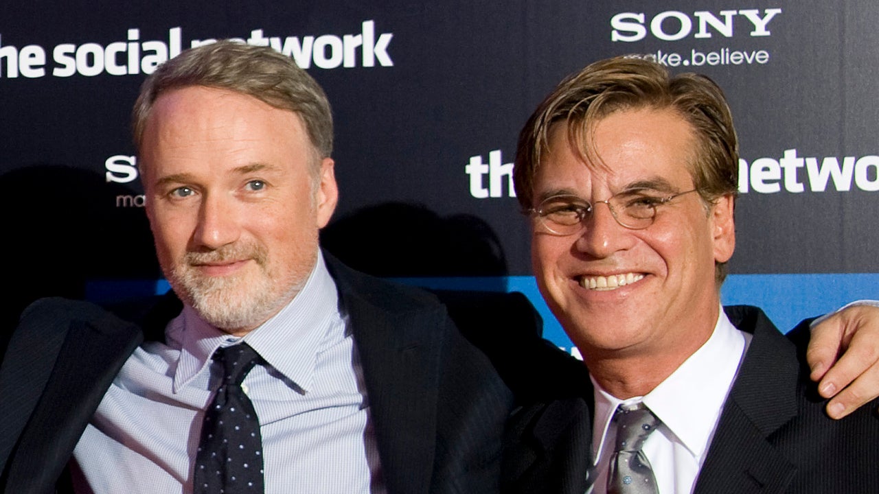 David Fincher and Aaron Sorkin in 2010 (Getty Images)
