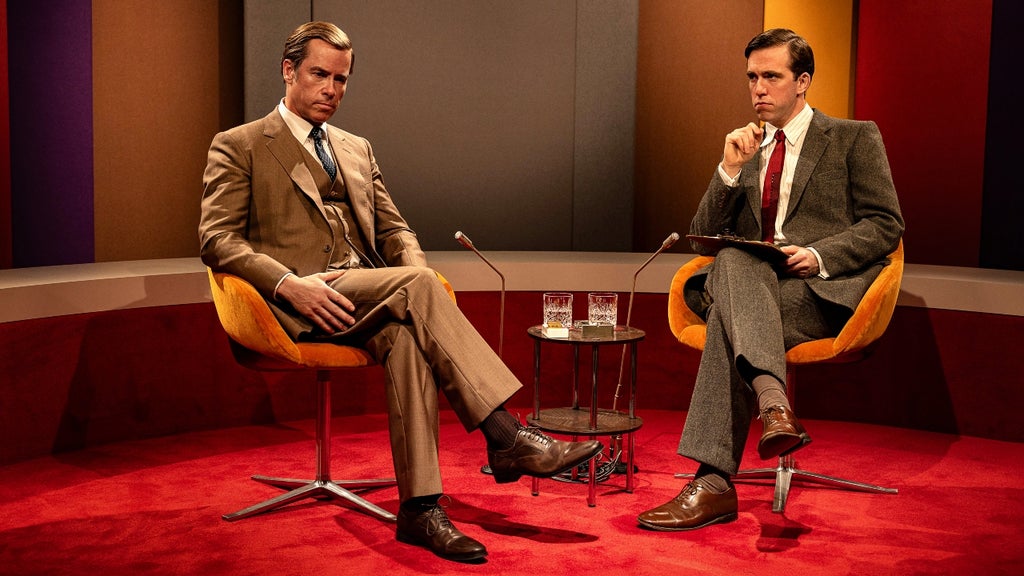 Guy Pearce as Rupert Murdoch in "Ink"