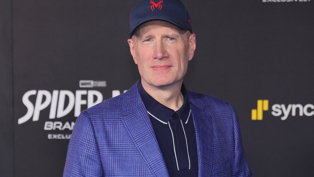 Kevin Feige, President, Marvel Studios attends the Los Angeles Premiere of Columbia Pictures' "Spider-Man: Brand New Day" at Dolby Theatre on July 27, 2026 in Hollywood, California. (Photo by Brianna Bryson/WireImage)