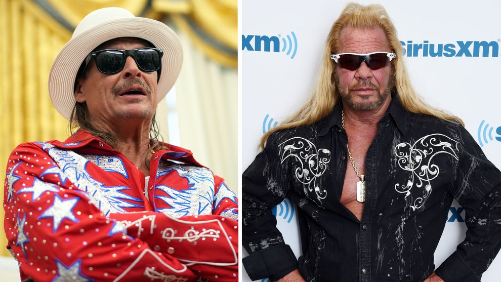 Kid Rock (Photo by Andrew Harnik/Getty Images); Dog the Bounty Hunter (Photo by Ilya S. Savenok/Getty Images)