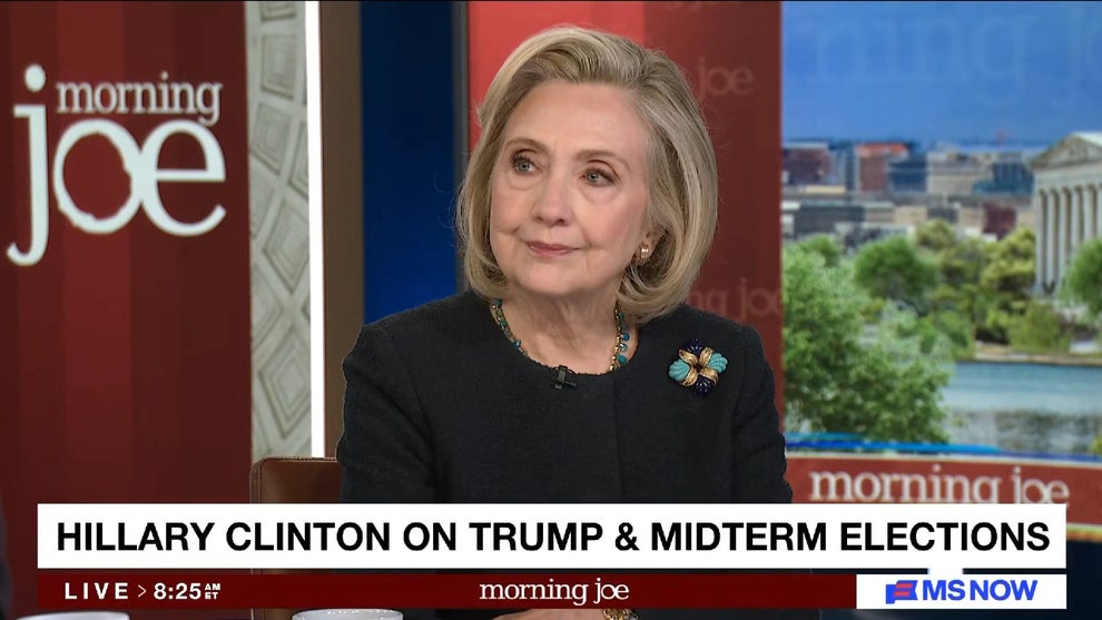 Hillary Clinton appears as a guest on the Sept. 10, 2026 edition of "Morning Joe" (MS NOW)