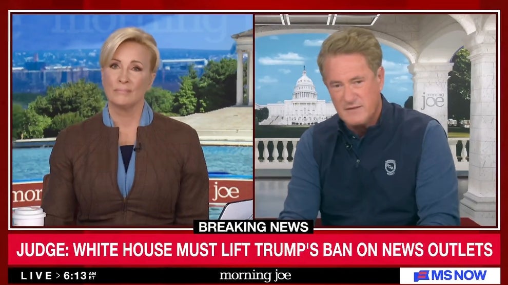 Mika Brzezinski and Joe Scarborough co-host the Sept. 24, 2026 edition of "Morning Joe" (MS NOW)