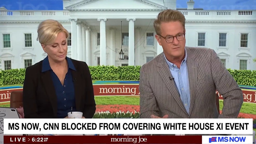 Mika Brzezinski and Joe Scarborough co-host the Sept. 25, 2026 edition of "Morning Joe" (MS NOW)