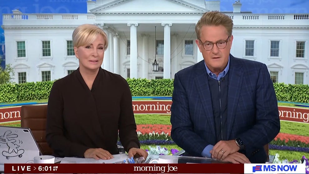 Mika Brzezinski and Joe Scarborough co-host the Sept. 28, 2026 edition of "Morning Joe" (MS NOW)