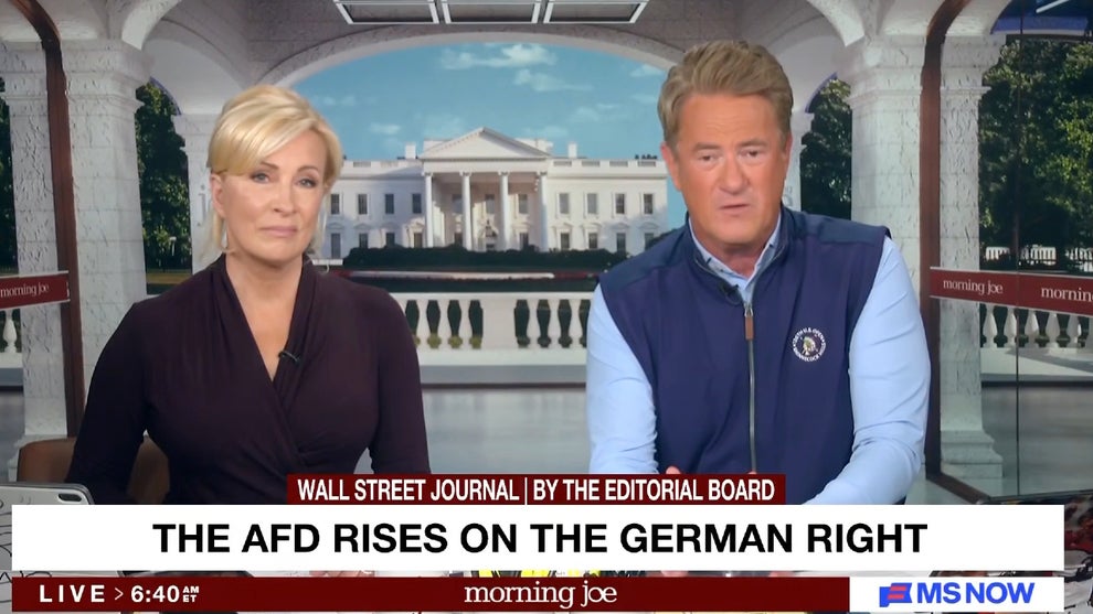 Mika Brzezinski and Joe Scarborough co-host the Sept. 8, 2026 edition of "Morning Joe" (MS NOW)