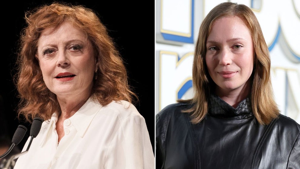 Left: Susan Sarandon (Francois G. Durand/Getty Images), Right: Hannah Einbinder (Araya Doheny/Getty Images for HBO)