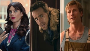 Left to right: “The Gentlemen” Season 2 (Christopher Raphael/Netflix), “Mayday” (Apple TV) and “Chad Powers” Season 2 (Disney/Daniel Delgado Jr.)