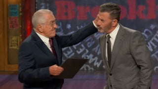Robert De Niro’s Brendan Carr Slaps Some Sense Into Jimmy Kimmel in Surprise Late-Night Appearance