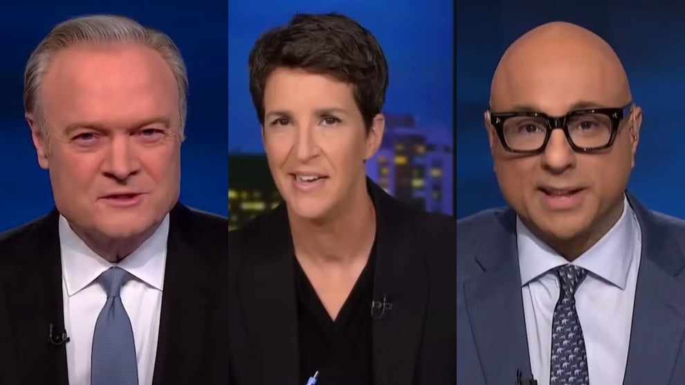 Lawrence O'Donnell, Rachel Maddow, Ali Velshi Lawrence O'Donnell, Rachel Maddow, Ali Velshi (YouTube/MS NOW 2025)