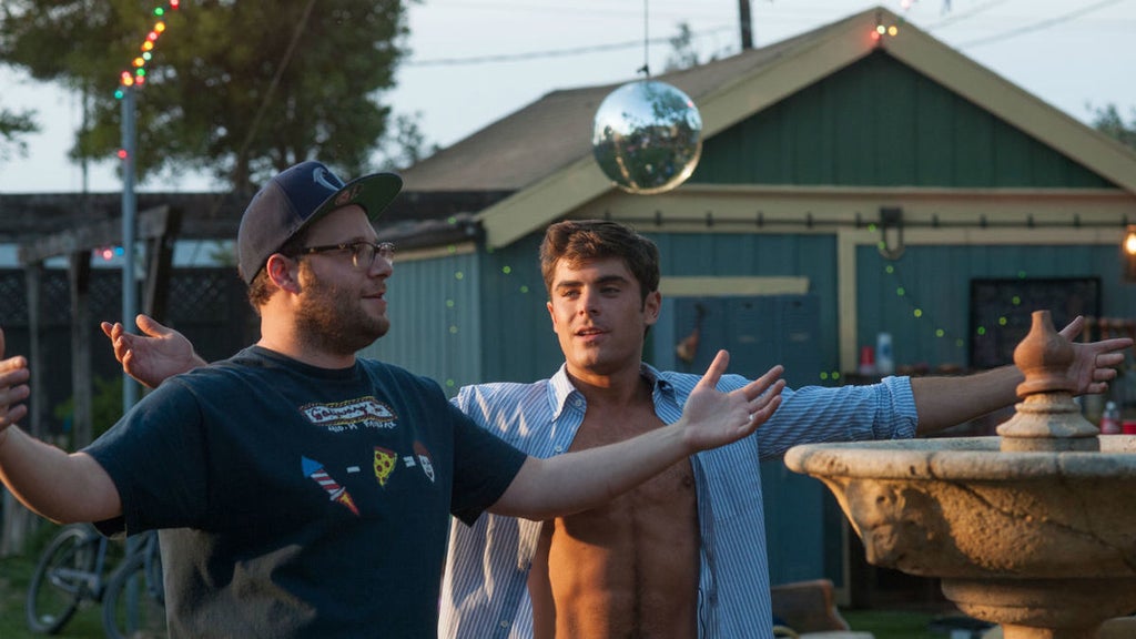 Seth Rogen and Dave Franco in "Neighbors" 