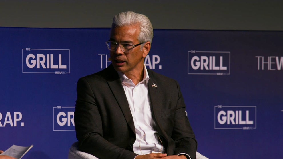 Rob Bonta speaks to TheWrap's founder and editor-in-chief Sharon Waxman at the 2026 Grill conference