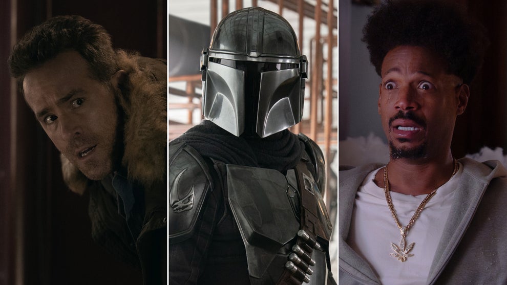 Ryan Reynolds in "Mayday" (Apple TV), "The Mandalorian and Grogu" (Disney+) and Marlon Wayans in "Scary Movie" (Paramount)