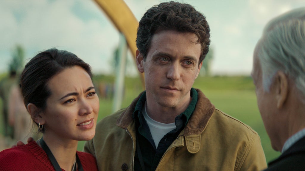 Ashley Zuckerman and Jessica Henwick in "Silo" Season 3
